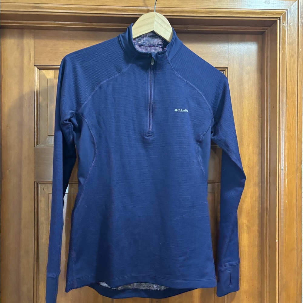 Columbia blue/purple Quarter-Zip Pullover M